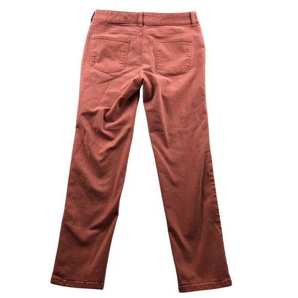 Talbots Women's Jeans Size 4 Simply Flattering Ankle Skinny Casual Coral Travel - Picture 2 of 14